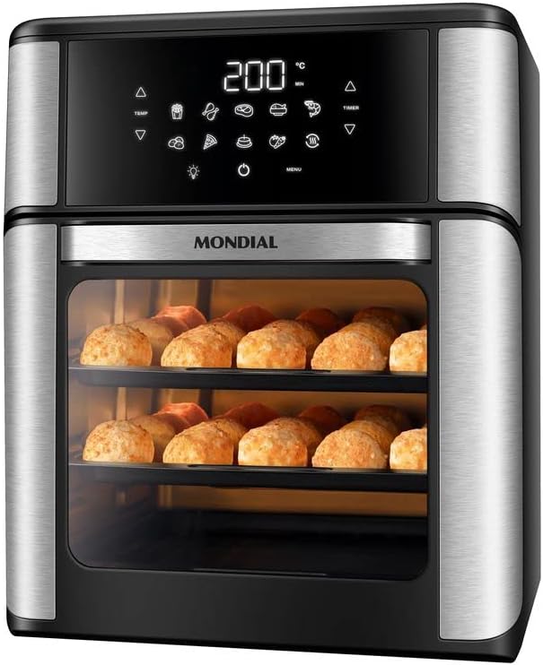 Fritadeira Air Fryer Forno Oven 12L, Mondial