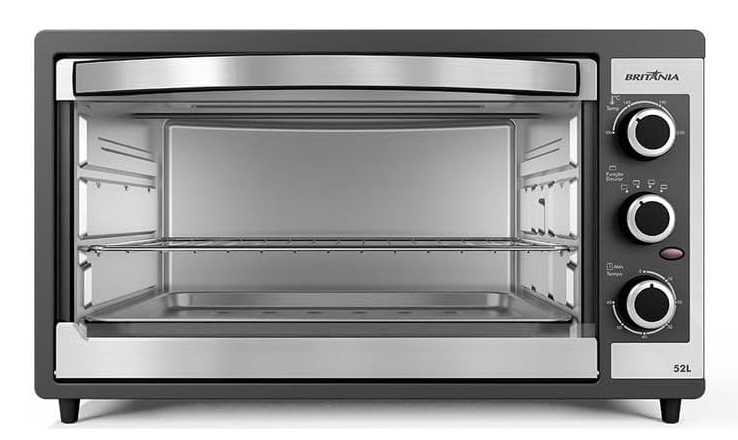 Forno Eletrico Briania BFE55P Dupla resistencia 52L 127V