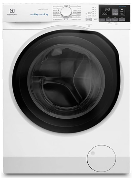 Lava e Seca 11Kg-7Kg Electrolux Branca