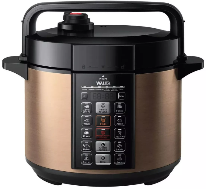 Panela de Pressão elétrica digital, Philips Walita, 5 litros